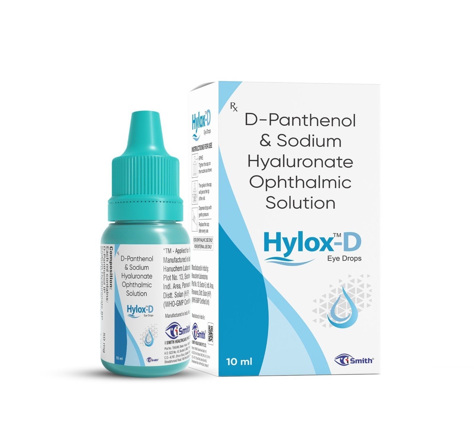 D-Panthenol IP 50 mg + Sodium Hyaluronate BP 1 mg