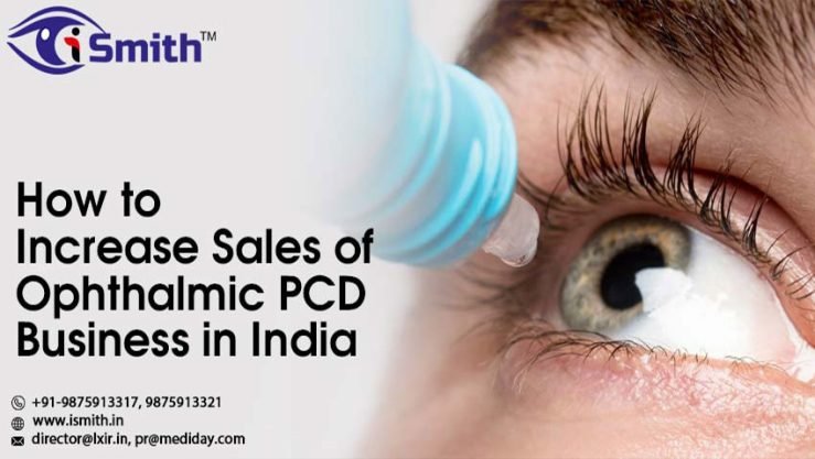 A person dripping eye drops into the eye